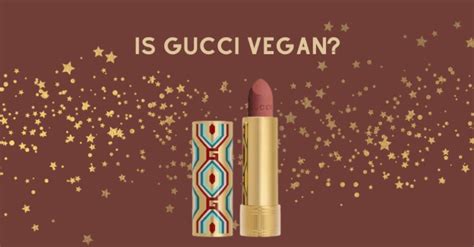 is gucci makeup vegan|Gucci vegan alternative.